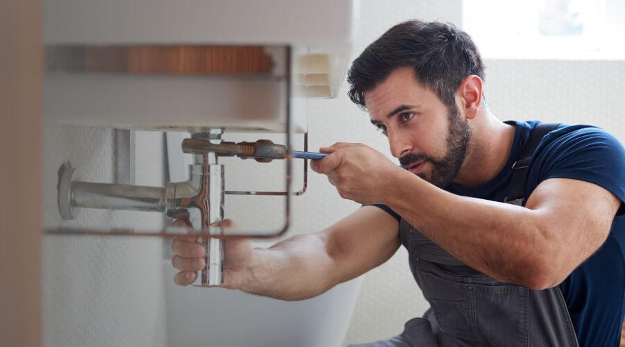 Sink pipe leak repair in Uxbridge, MA
